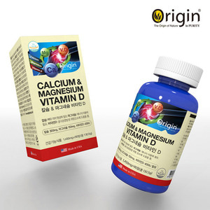[오리진] 칼슘 마그네슘 비타민D 90정 3개월분